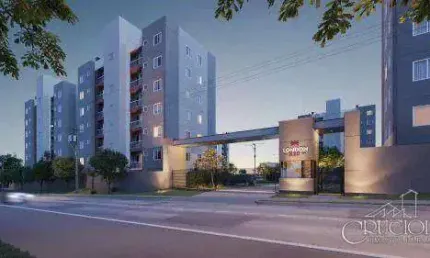 Apartamento com 2 dormitórios para alugar, 46 m² por R$ 1.400,00/mês - Perobinha - Londrina/PR