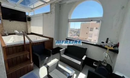 Cobertura com 2 dormitórios à venda, 145 m² por r$ 1.200.000,00 - olímpico - são caetano do sul/sp
