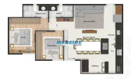 Apartamento com 2 dormitórios à venda, 65 m² por R$ 635.130,00 - Vila Assunção - Santo André/SP
