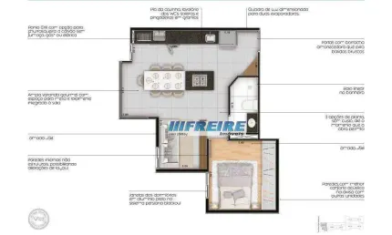 Apartamento com 1 dormitório à venda, 38 m² por R$ 269.000,00 - Vila Príncipe de Gales - Santo André/SP