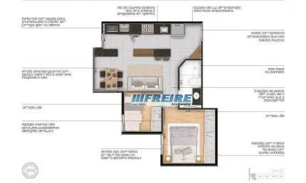 Apartamento com 2 dormitórios à venda, 38 m² por R$ 324.314,05 - Vila Príncipe de Gales - Santo André/SP