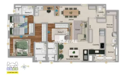 Apartamento com 3 dormitórios à venda, 110 m² por R$ 1.805.000,00 - Santa Paula - São Caetano do Sul/SP