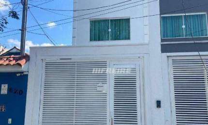 Sobrado com 3 dormitórios à venda, 138 m² por R$ 765.000,00 - Vila Pires - Santo André/SP