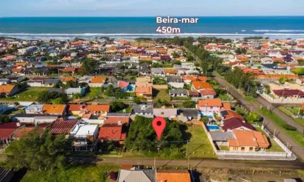 Excelente terreno em Nova Tramandaí a 450 metros do mar.