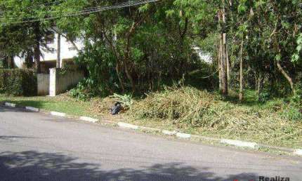 Terreno de 1.307 m² - Suave aclive -  São Fernando Golf Club