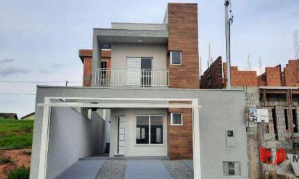 Sobrado Novo - 3 dormitórios e 2 vagas -  Chácara Roselândia - Cotia
