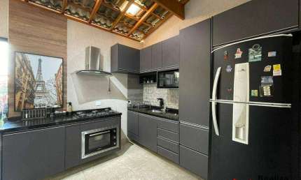 Casa com 2 dormitórios e jardim, 80 m² por R$ 450.000 - Granja Viana - Cotia/SP