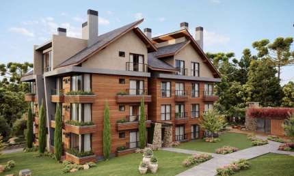 Apartamento com 2 quartos à venda na Ema Ferreira Bastos, 1, Avenida Central, Gramado por R$ 1.460.080