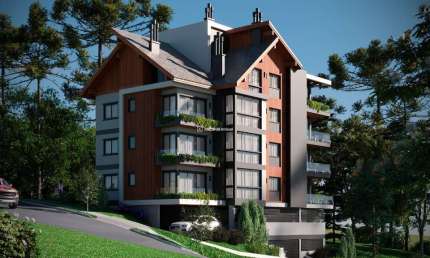 Apartamento com 1 quarto à venda na Dona Francisca, 535, Carniel, Gramado por R$ 681.544