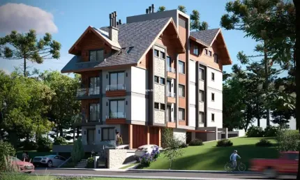 Apartamento com 1 quarto à venda na Rua Garibaldi, 860, Centro, Gramado por R$ 1.026.884