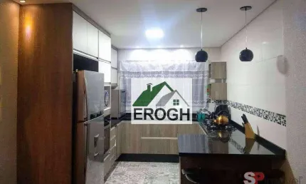 Sobrado à venda, 136 m² por r$ 620.000,00 - santa maria - santo andré/sp