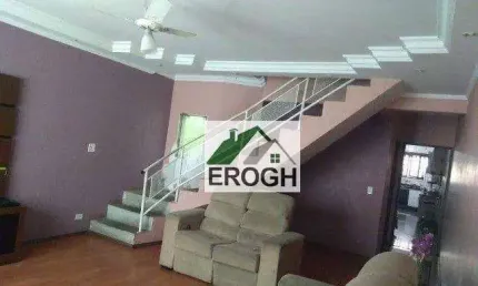 Sobrado com 3 dormitórios à venda, 335 m² por R$ 745.000,00 - Assunção - São Bernardo do Campo/SP