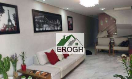 Sobrado com 3 dormitórios à venda, 182 m² por R$ 900.000,00 - Vila Valparaíso - Santo André/SP