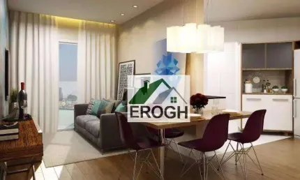 Apartamento com 2 dormitórios Residencial Vertice, 59 m² por R$ 410.000 - Casa Branca - Santo André/SP