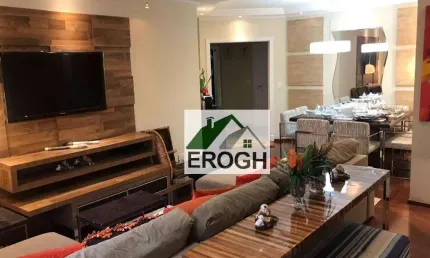 Amplo apartamento com 3 suítes  à venda, 150 m² por R$ 990.000 - Vila Valparaíso - Santo André/SP
