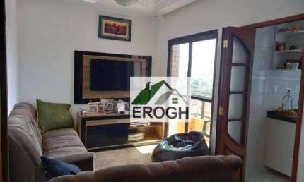 Apartamento com 3 dormitórios à venda, 82 m² por R$ 515.000,00 - Vila Scarpelli - Santo André/SP