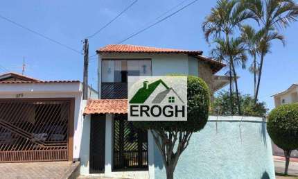 Sobrado com 3 dormitórios à venda, 394 m² por R$ 990.000,00 - Jardim Cambuí - Santo André/SP