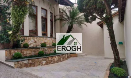 Sobrado com Piscina, 4 dormitórios à venda, 495 m² por R$ 2.766.000 - Jardim - Santo André/SP