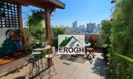 Cobertura com 2 dormitórios à venda, 120 m² por r$ 675.000,00 - santa maria - santo andré/sp
