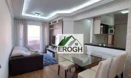 Apartamento com 2 dormitórios à venda, 60 m² por R$ 415.000 - Nova Petrpolis - São Bernardo do Campo/SP