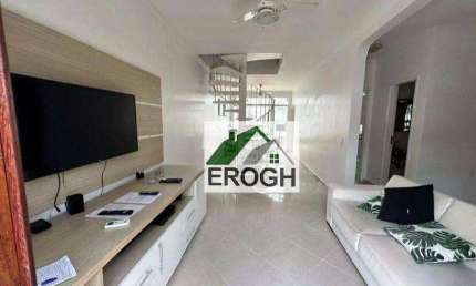 Casa com 3 dormitórios, Condomínio Costa do Mar, 191 m² por R$ 1.000.000 - Jardim Três Marias - Guarujá/SP