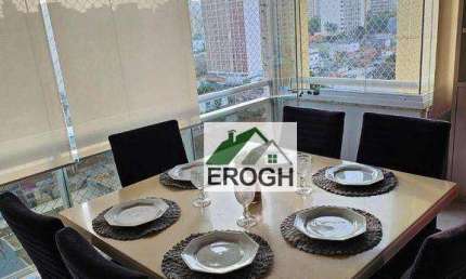 Apartamento com 4 dormitórios, Condomínio Paris, 140 m² - venda por R$ 1.170.000 ou aluguel por R$ 8.170/mês - Centro - Santo André/SP