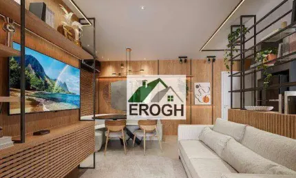 Apartamento com 2 dormitórios à venda, 56 m² por r$ 530.000,00 - casa branca - santo andré/sp