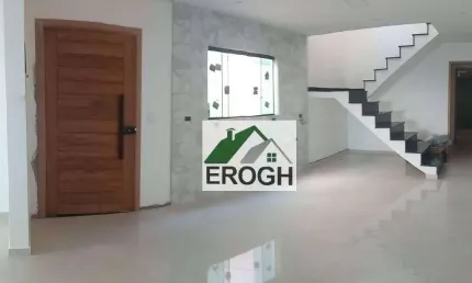 Sobrado com 3 suítes, 174 m² por R$ 915.000 - Campestre - Santo André/SP