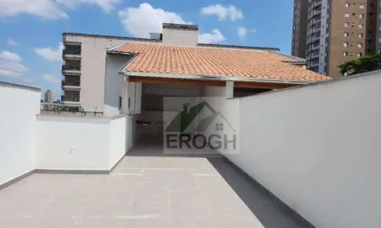 Cobertura com 3 dormitórios à venda, 110 m² por R$ 850.000,00 - Campestre - Santo André/SP
