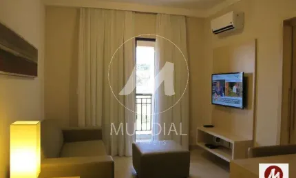 Apartamento (flat) 1 dormitórios/suite, cozinha planejada, portaria 24hs, lazer, salão de festa, elevador, em condomínio fechado