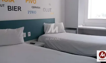 Apartamento (flat) 1 dormitórios, portaria 24 horas, elevador, em condomínio fechado