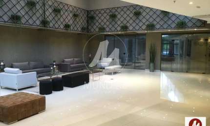 Apartamento (flat) 1 dormitórios/suite, cozinha planejada, portaria 24hs, lazer, espaço gourmet, salão de festa, salão de jogos, elevador, em condomínio fechado