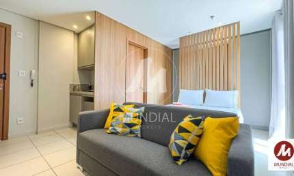 Apartamento (kitnete) 1 dormitórios/suite, cozinha planejada, portaria 24 horas, elevador, em condomínio fechado