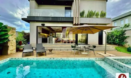 Casa (sobrado em condominio) 5 dormitórios/suite, cozinha planejada, portaria 24hs, lazer, espaço gourmet, salão de festa, salão de jogos, elevador, em condomínio fechado