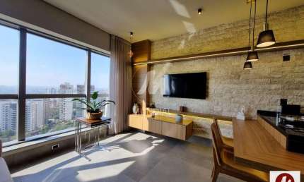 Apartamento (tipo - padrao) 1 dormitórios/suite, cozinha planejada, portaria 24hs, lazer, espaço gourmet, elevador, em condomínio fechado