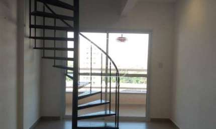 Apartamento (cobertura 2 - duplex) 1 dormitórios, cozinha planejada, portaria 24hs, elevador, em condomínio fechado