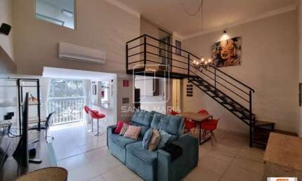 Apartamento (tipo - duplex) 1 dormitórios/suite, cozinha planejada, elevador, em condomínio fechado