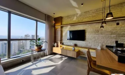 Apartamento (tipo - padrao) 1 dormitórios/suite, cozinha planejada, portaria 24hs, lazer, espaço gourmet, elevador, em condomínio fechado