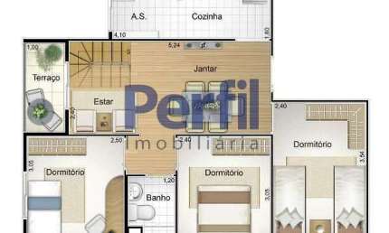 Apartamento com 4 quartos à venda na Avenida Marechal João Batista Mascarenhas Moraes, 1981, São Pedro, Osasco por R$ 380.000