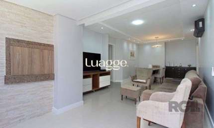 Excelente apartamento de 109,37m² com 3 dormitórios e 1 vaga de garagem.