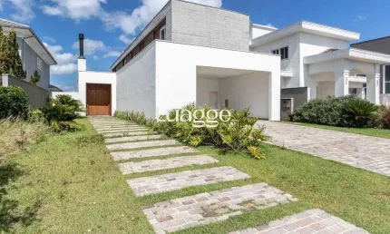 Casa condomínio | Terraville | Mobiliada | Fundo lago | 4 suites |