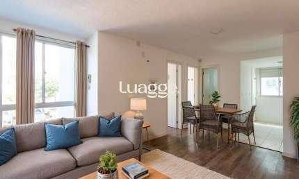 APARTAMENTO PARA LOCAÇÃO NO BAIRRO VILA NOVA - 02 QUARTOS - 01 VAGA DE ESTACIONAMENTO - 47M² DE ÁREA PRIVATIVA - PISO LAMIONADO