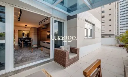 Apartamento garden com 107m² e 3 dormitórios, 1 suíte, 2 vagas