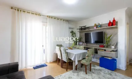 Apartamento com 88m², 2 dormitórios, 1 suíte, vaga coberta, no bairro tristeza.
