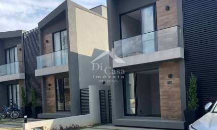 Casa em condomínio fechado com 2 suítes, Lavabo, 2 vagas de garagem com 83M² - Chácaras Interlagos- Atibaia