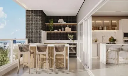 Apartamento com 3 quartos, 3 suítes, à venda, com 131 m² . localizado em campinas - são josé/sc