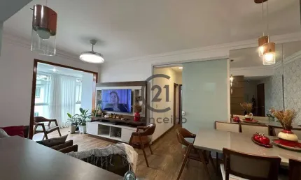 Apartamento à venda reformado 86m² - com 02 dormitórios - vaga de garagem para 2 carros - Campinas - São José-SC