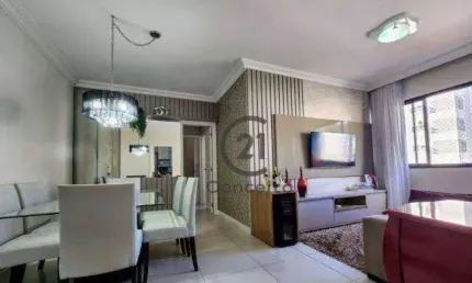 Apartamento de 2 quartos sendo 1 suíte com 2 vagas de garagem no Centro de Florianópolis