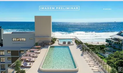 Apartamento garden com 4 dormitórios à venda, 320 m² na praia brava - florianópolis/sc
