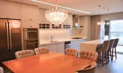 Apartamento com 3 quartos, 3 suítes mobiliado à venda, 140 m² no bairro kobrasol - são josé/sc
